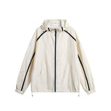 Unisex Jacket Summer Thin Coat Retro Hooded Coat Sun Protection for Men and Women Top