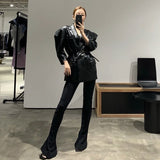 Women Sweatpants Spring Leisure Slim-Fitting Straight Pants
