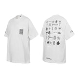 Ch hip-hop t-shirts: heavy-duty, all-over print, embroidered badge, crew neck, relaxed fit, american style, premium heavyweight