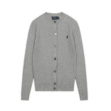 Rlraf pony dopamine round neck cardiganknitting wool sweatercasualsweetcardiganloosecasual women's fall and winter