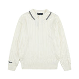 Rl ralph pony polo collar knittingfall and winter wool sweater loosetops couple casualpullover