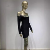 Women Dresses Bandage One-Piece Dress Party Dress Skirt (Ont0408)