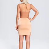 Women's Evening Dress Bandage One-Piece Dress Hollow Backless Skirt