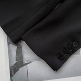 Women Suits Loose Casual Black Blazer