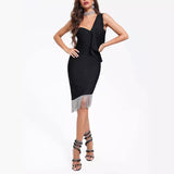 Women's Evening Dress Tassel Dress Sexy Sheath Dress