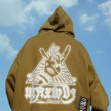 Men Hoodie Oversize Vintage Hoodie Coat