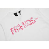 Vlone T Shirt Spring Summer Red Lip Pattern Short Sleeve