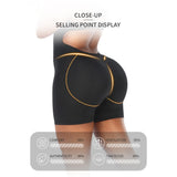 Shapewear bodysuit buttocks sponge pad body shaping and belly tightening
