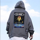 Men Hoodie Oversize Couple Coat Cartoon Printed Hoodie Men and Women