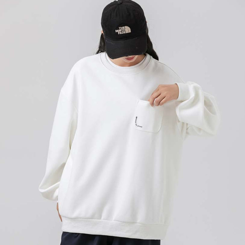 Unisex Hoodie Fall Printed Crew Neck Sweatshirt