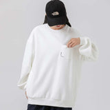 Unisex Hoodie Fall Printed Crew Neck Sweatshirt