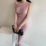 Women Dresses Summer Dress Sheath Slim Fit Long Dress