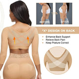 Shapewear top push-up bubble wrap without wire rims