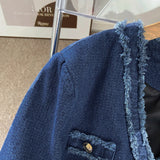 Women Jacket Classic Style Denim Coat Autumn Vintage Jacket