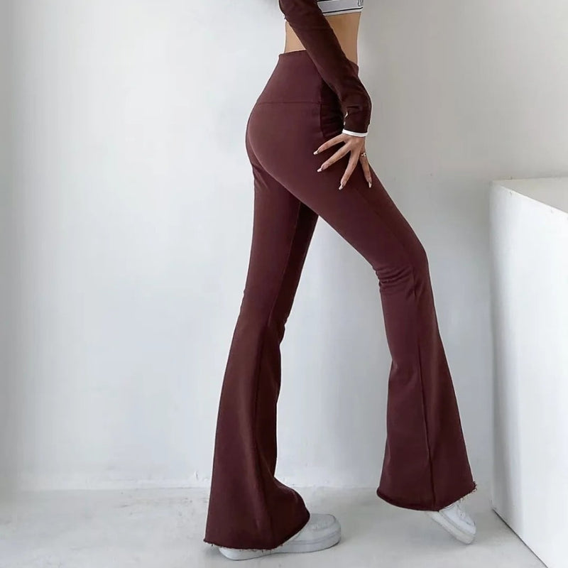 Women Sweatpants Sheath Bell-Bottom Pants Casual Trousers