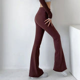 Women Sweatpants Sheath Bell-Bottom Pants Casual Trousers
