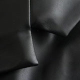 Women Leather Jacket Autumn Leisure Vintage Leather Loose Lapels Blazer
