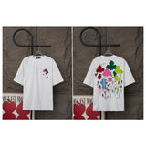 Ch hip-hop t shirts american ch short-sleeved cross patch embroidery loosecasualpure cotton american heavy weight