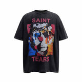 SAINT MICHAEL Vintage T Shirt Saint Michael the clown vintage short sleeve
