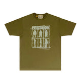 Gallery Dept T Shirt Retro Printed Loose Short-Sleeved Shirt