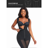 Shapewear bodysuit tightens the abdomen and lifts the buttocks