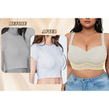 Full figure bra seamless push-up to prevent sagging
