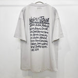 Vetements T Shirts VTM Werther Cute Letter Graffiti Loose Short Sleeve T-shirt