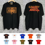 Gallery Dept T Shirt Retro Printed Loose Short-Sleeved Shirt