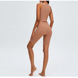 Women Yoga Set Spring/Summer Yoga Wear Slim Fit Running Exercise Workout Outfit