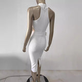 Women Dresses Bandage Dress Sexy Long Dress Evening Party Dress (Ont0408)