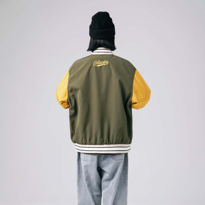 Unisex Jacket Autumn Embroidery Baseball Jacket