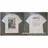 saint m t shirts s.m cartoon series graphic crewneck pullover short sleeve t-shirt