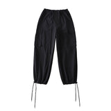 Women Sweatpants Retro Hip Hop Overalls I Loose Casual Pants