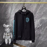 Chh Chrome Hearts Hoodie Autumn/Winter Classic Sanskrit Blue Alphabet Casual Sports Hooded Sweater