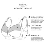 Full figure bra without wire lace