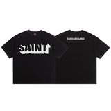 saint m t shirts s.m vintage washed distressed crew neck pullover short sleeve top