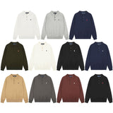 Rl ralph lauren polo collar wool sweater - warm women's fall/winter button-down casual loose knit
