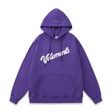 Vetements Hoodie VTM Purple Foam Letter Pocket Loose Sweater