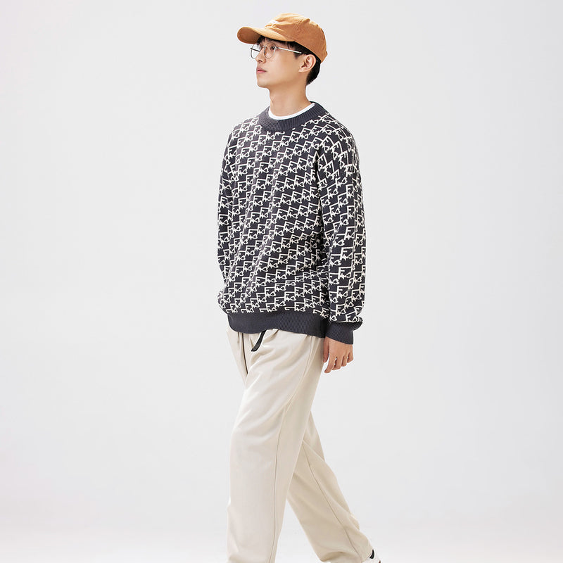 Unisex Sweater Winter Minimalist Knitwear