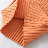 Women Sweater Knitwear Summer Square Collar Wave Pattern Vest