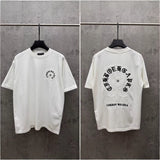 Ch hip-hop t shirts ch short-sleeved classic sanskrit horseshoe patch embroidertrendycasualeasiest for match