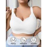 Full figure bra women's push-up lace