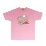 Gallery Dept T Shirt Retro Printed Loose Short-Sleeved Shirt