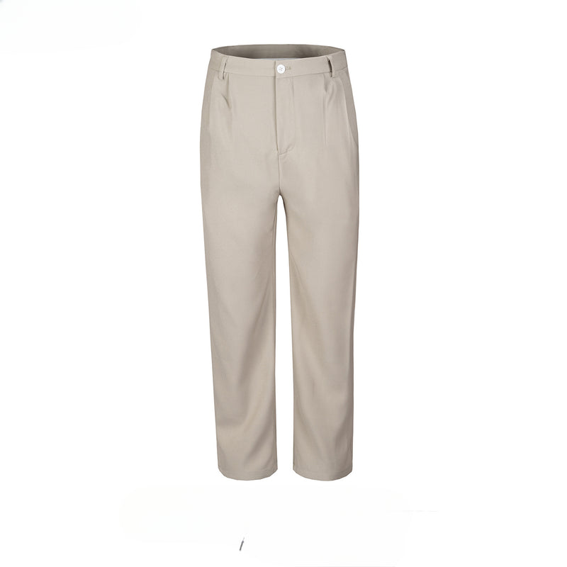 MIJKO Men Vintage Pants MIJKO Hip Hop High Street Straight Suit Trousers Men's and Women's Casual Pants