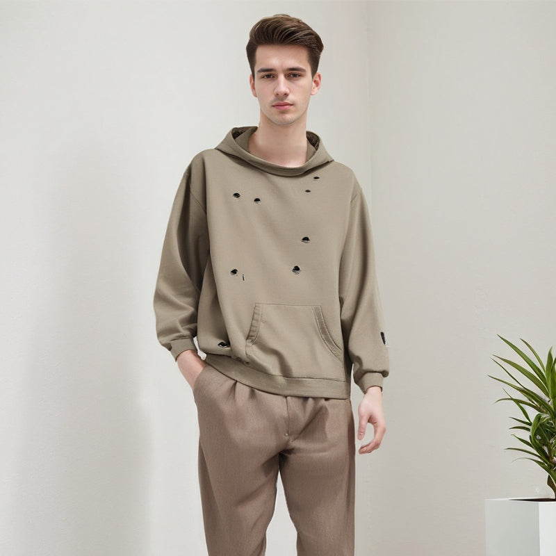 Men Hoodie Hooded Sweater Men and Women Loose