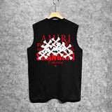 Amiri tank top bone print