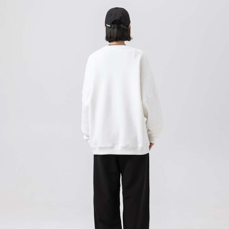 Unisex Hoodie Autumn Thread Patchwork Sweater