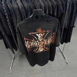 saint m t shirts s.m flame letter graphic crew neck pullover short sleeve t-shirt