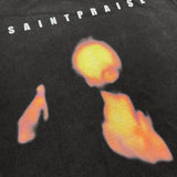 saint m t shirts s.m abstract letter graphic crew neck pullover short sleeve top
