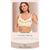 Full figure bra - wireless lace lightly lined
